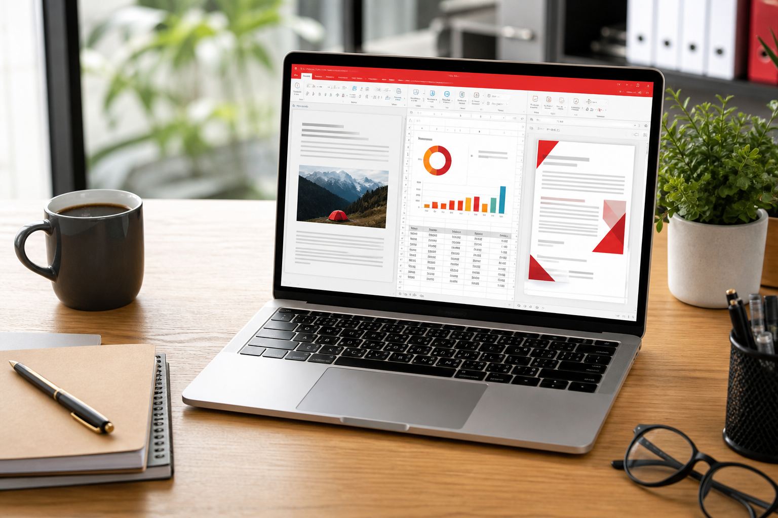 Laptop and tablet showing the same dashboard